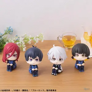 9cm Blue Lock Anime Figure Q Version Nagi Seishirou Action Figure Kawaii Isagi Yoichi Figurine PVC Collection Model Doll Toys