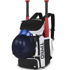 KINGSLONG Baseball Backpack Large Capacity Softball Bag with Shoes Compartment