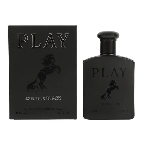 Play Double Black Spray Cologne Eau de Toilette for Men 100ml/3.4fl.oz.