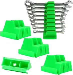 20Pcs Magnetic Wrench Organizer for Tool Box, Wrench Holder Set for 20 Wrenches, Drawer Storage Rack Perfect for Garage and Workshop, Gift for Father, Brother and Boyfriend, Professional Mechanics Men