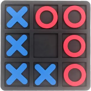 zeyce Tic Tac Toe Board Game,Tic Tac Toe Family Game, Classic Board Game, Classical Family Board Game,Children's Tic Tac Toe Game, Plastic tic tac Toe Game, Board Size 15 X 15 cm : Toys & Games