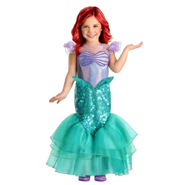 Disney The Little Mermaid Girl's Toddler Ariel Costume (© Disney), Costume For Parties, Tail Costume