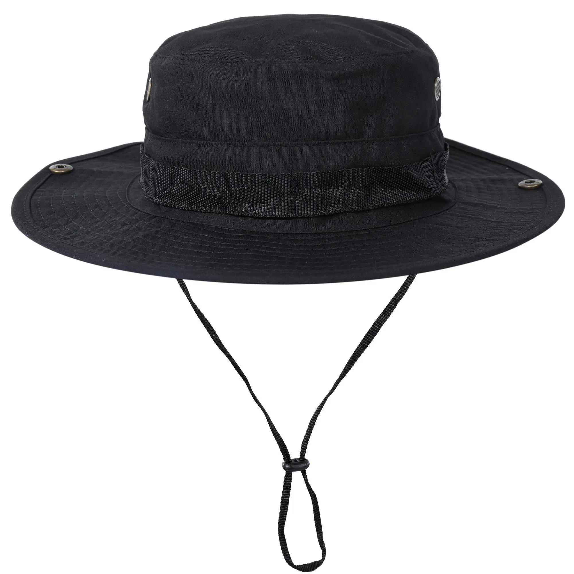 Outdoor Sun Protection Bucket Hat, Windproof Outdoor Sport Sun-proof Bucket Fishing Hiking Hunting Camping Climbing Panama Cap, Sports & Outdoor Hats, Summer Outdoor Hat