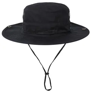 Outdoor Sun Protection Bucket Hat, Windproof Outdoor Sport Sun-proof Bucket Fishing Hiking Hunting Camping Climbing Panama Cap, Sports & Outdoor Hats, Summer Outdoor Hat