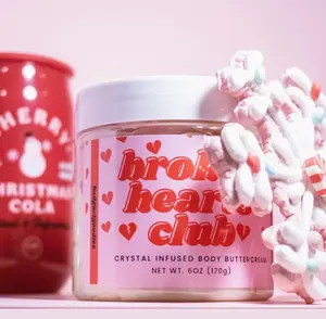 Broken Hearts Club Body Buttercream Smokey Quartz Crystal Infused