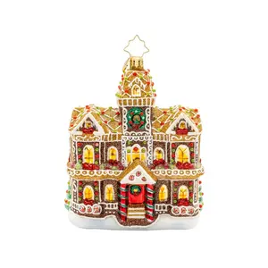 Christopher Radko Hand-Crafted European Glass Ornament - Gingerbread Manor