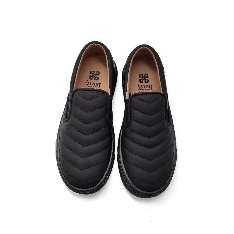 Porte Black Gum Slip on Sneaker