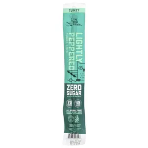 The New Primal Turkey Stick, Lightly Peppered, 1 oz The New Primal Turkey Stick, Lightly Peppered, 1 oz