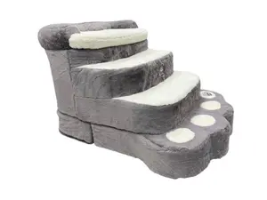 Steppy Bed 5.5- 4 Step Dog Steps - Paw Base