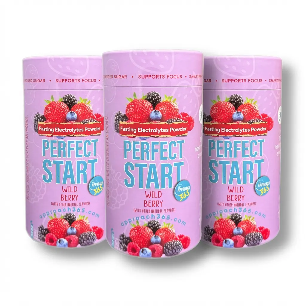 Electrolyte Powder Drink Mix Sticks for Daily Hydration Support | 3-Pack (60 Total Packets) - Sugar-Free Electrolyte Hydration Powder with Essential Minerals, Clean On-the-Go Hydration