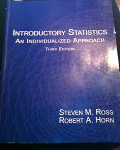 USED-Introductory Statistics: An Individualized Approach by Steven M. Ross (Paperback)