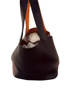 Pre-owned HERMÈS Raisin Shoulder Bags Hermes Picotin 22 Orange SGH26050200