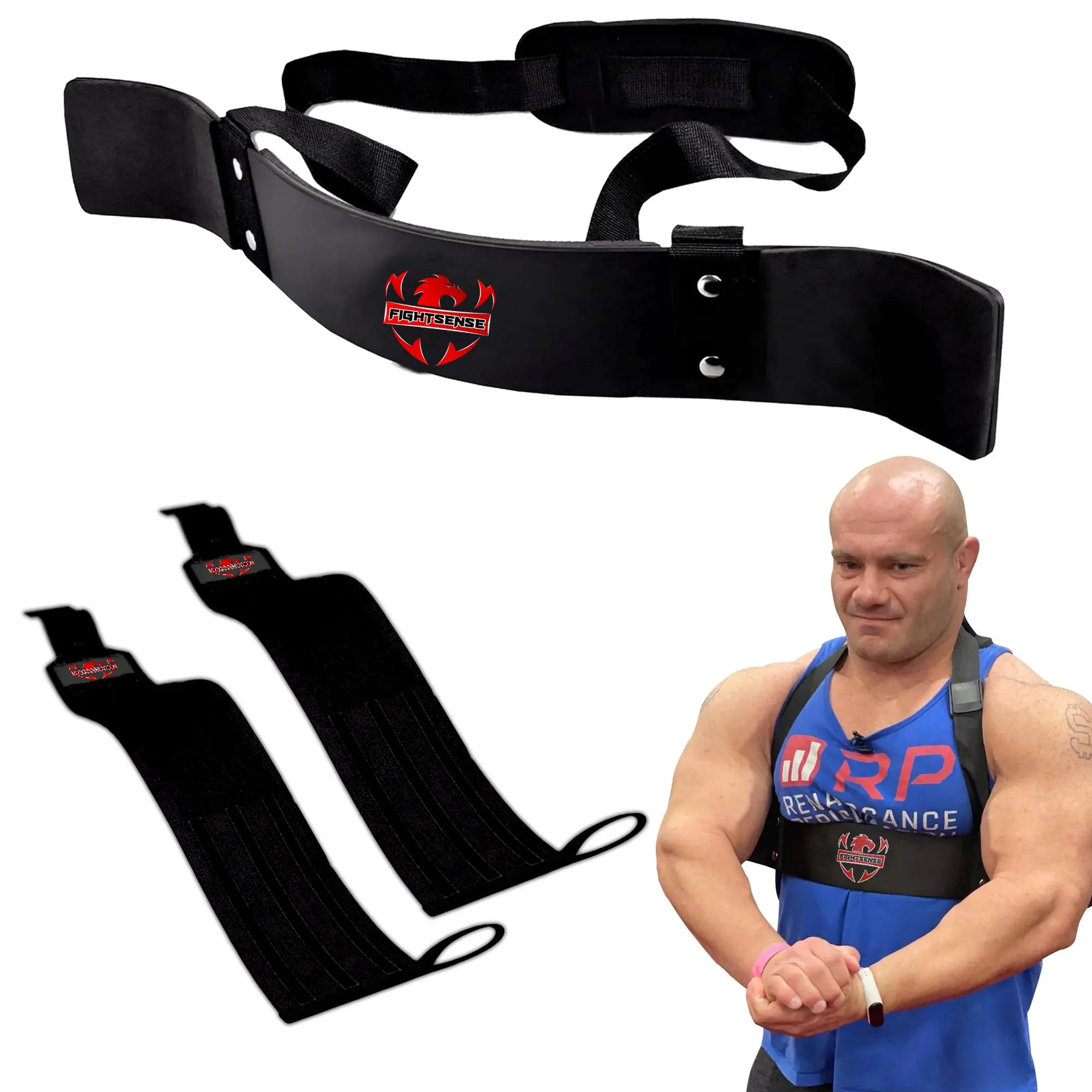 FIGHTSENSE Arm Blaster Biceps Curl Triceps Muscle Isolator Bomber Fitness Gym Workout Training Support Black FIGHTSENSE Arm Blaster Biceps Curl Triceps Muscle Isolator Bomber Fitness Gym Workout Training Support Black