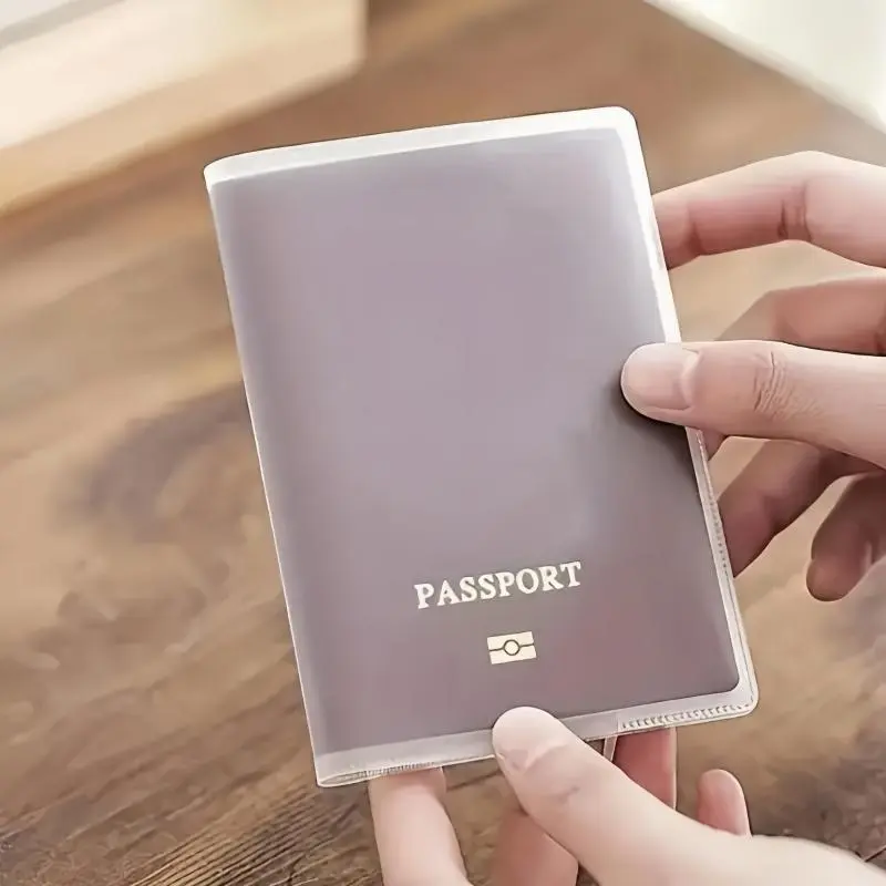 Passport ID Protective Case, Passport Cover, Passport Holders, Travel Document Holder, 1 Count Portable Travel Ticket Holder, Travel Storage Bag for Home & Office & School, Travel Accessories, Travel Essentials