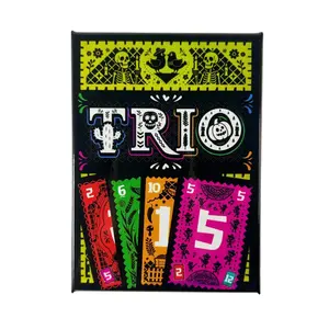 Strategic Card Board Game TRIO Card Fun For Family &friend Parties 3-6 Players Board Game All Ages Entertainment toy Card