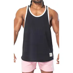 Men's Bodybuilding Stringer Tank Top Sleeveless Gym Shirts comfortable sport vest