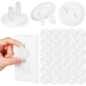 200 count Outlet Covers Bulk   Proofing Plug Covers for Electrical Outlets Easy Install Socket Sturdy Safe Secure  Proofing Kit for Home Office Bulk