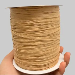 Eco Friendly Cotton Raffia Yarn for Crochet Knitting Summer Hats Bags 270 Yards Premium Plant Fiber Zero Plastics Skin Friendly tiktokshopspringglowup