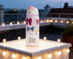 Owala Bow Tumbler | 32oz Full of Sweet Charm  Drinkware Flasks Mug Water Bottles Bottled Portable Drinkware Flasks Mug Water Bottles Bottled Portable