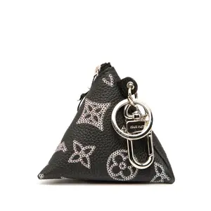 Pre-owned Louis Vuitton Others Small Leather Goods Berlango Monogram Mahina Leather Pouch Charm