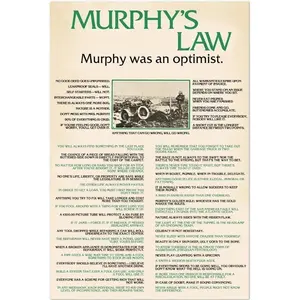 Murphy’s Law Poster
