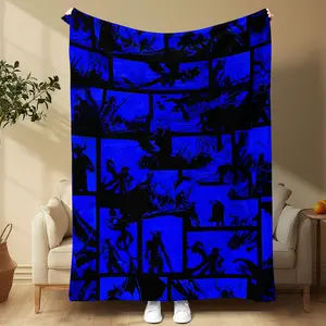 Toothless Crew 3D Printed Fleece Blanket Gift for Friends, Soft Warm Throw for Home Decor, Unique Cozy Present for Kids & Adults