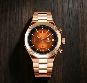 SAPPHERO Waterproof Men Watch Multifunction Chronograph Quartz Wrist Watch, Casual Business Timepiece for Daily Wear