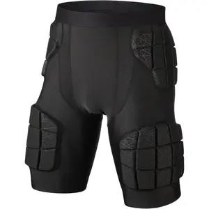 5-Pad Football Compression Girdle/Shorts, Football Padded Shorts, Football Girdle  and Thigh Protector