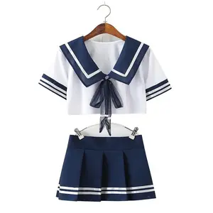 Sexy Lingerie Women Maid Cosplay Costume Servant Uniform JK Dress Erotic Role Play Exotic Lingerie
