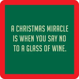 Xmas miracle CHRISTMAS Coaster