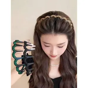 2026 2pcs Women's High Crown Wave Headbands, Non-Slip Hair Clips For Hairstyle Accessories,Hairband,Hair Hoop ,Zig Zag Headband