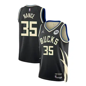 Jordan 2022 Statement Edition Pete Nance Milwaukee Bucks Swingman Jersey