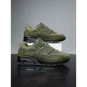 Men's Sporty Lace Up Walking Shoes, Casual Breathable Comfortable Running Shoes, Fashionable Sneakers for Daily Wear, Running Air Shoes