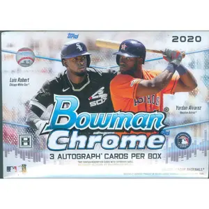 2020 Bowman Chrome Baseball HTA Jumbo Box
