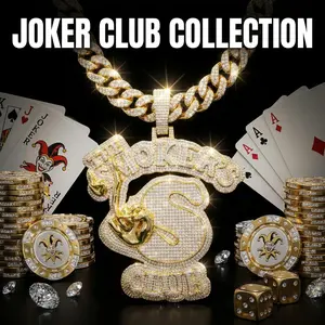 Pendant Necklace - Oversized Hip Hop Style Jewelry, 13x10 cm, with Cuban Chain. Highlights individual charm. Men's accessory, suitable as a gift for a boyfriend or a birthday present