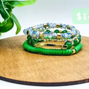 St. Patrick’s Day  Bracelet Stack