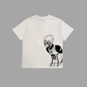 Retro Acid Washed Graphic T-Shirt, Shidou Ryusei Oversize T-Shirt