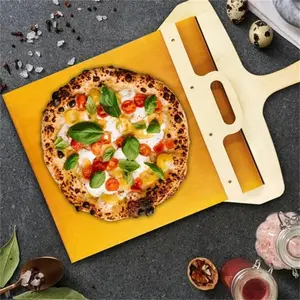 Kitchen Gadgets Sliding Pizza Shovel Non Stick Pizza Smooth Cutting Board Pasta Reusable