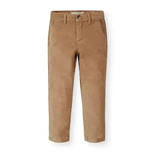 Hope & Henry Boys' Corduroy Pant (Medium Brown, 12)