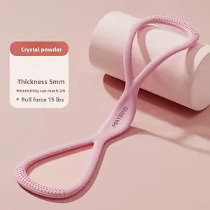 Figure 8 Fitness Resistance Band for Women and Men, Elastic Exercise Bands for Arms Chest and Back, Chest Expander and Yoga Gym Workout Pulling Rope, 8 Word Elastic Tubing for Muscle Training Band for Bodybuilding enthusiast