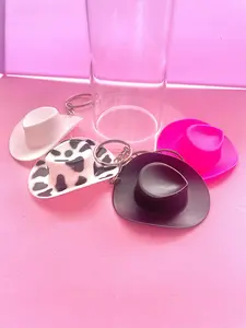Cowgirl Hat Keychains