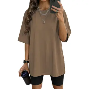 Womens Oversized Summer T Shirts Plus Size Batwing Cute Casual Tops Short Sleeves Workout Tops