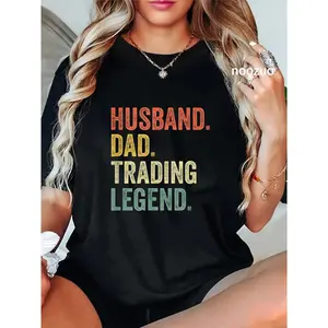 100% Cotton Funny Stock Trader Shirt Gifts Day Trading Crypto Bitcoin T-Shirt