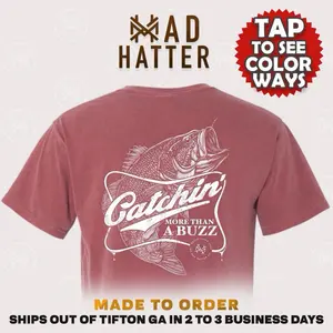 Catching More than A Buzz  Tshirt Tee - Bold Statement Design Comfortable Fabric Blend Versatile Wear Machine Washable Casual Apparel