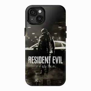 5 Vers Resident Evil 9 Dark Tone Tough Phone Case, Leon Kennedy  Case Cover for Phone 17 Promax & More, Gifts for Lovers