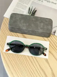 Vintage Oval Women's Sunglasses, Lightweight Thin Frame Design, Comfortable No Pressure Fit, Soft Lenses, Perfect for Vintage Street Style, Casual Sunglasses, Sun Protective Sunglasses, Trendy Styling Sunglasses