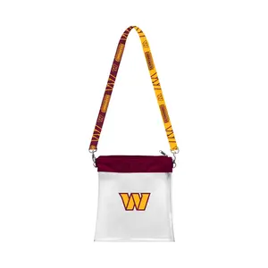 Littlearth NFL Clear Pattern Strap Bag