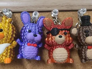 Five Night at Freddy's (FNAF) Crochet Keychains - Freddy, Foxy, Chica, Bonnie, Spring Bonnie