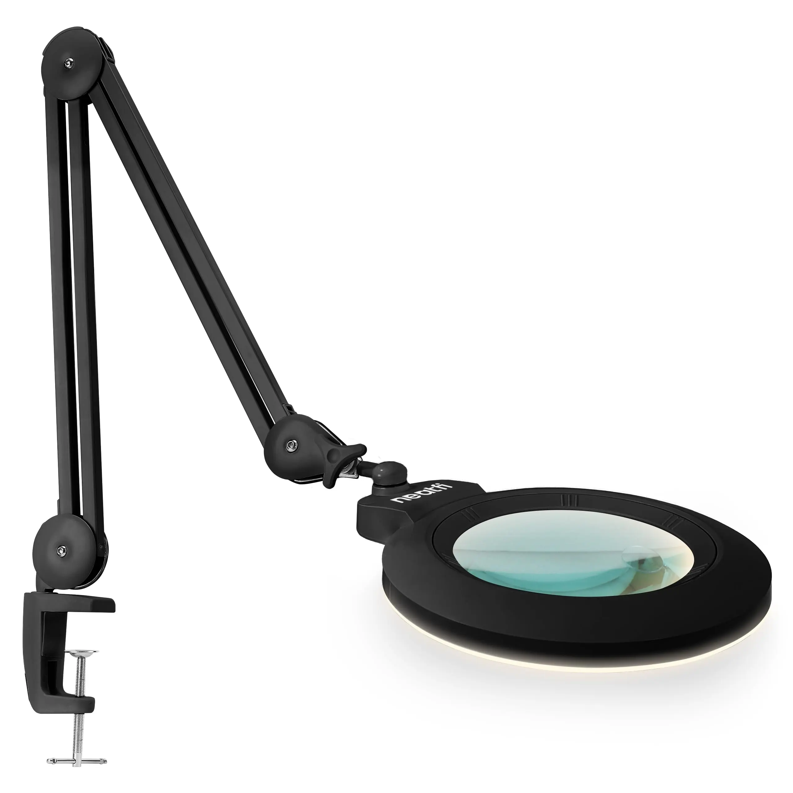 Neatfi Pro Series XL Bifocal LED Magnifying Lamp – 7″ Acrylic Lens, 5D/20D, CRI 95, Dimmable, Adjustable CCT