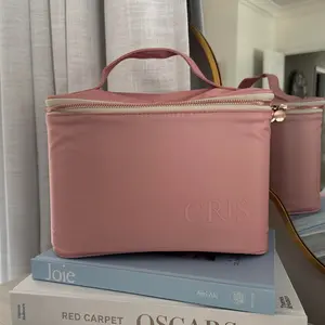 Pink CRIS Method Skincare Travel Bag